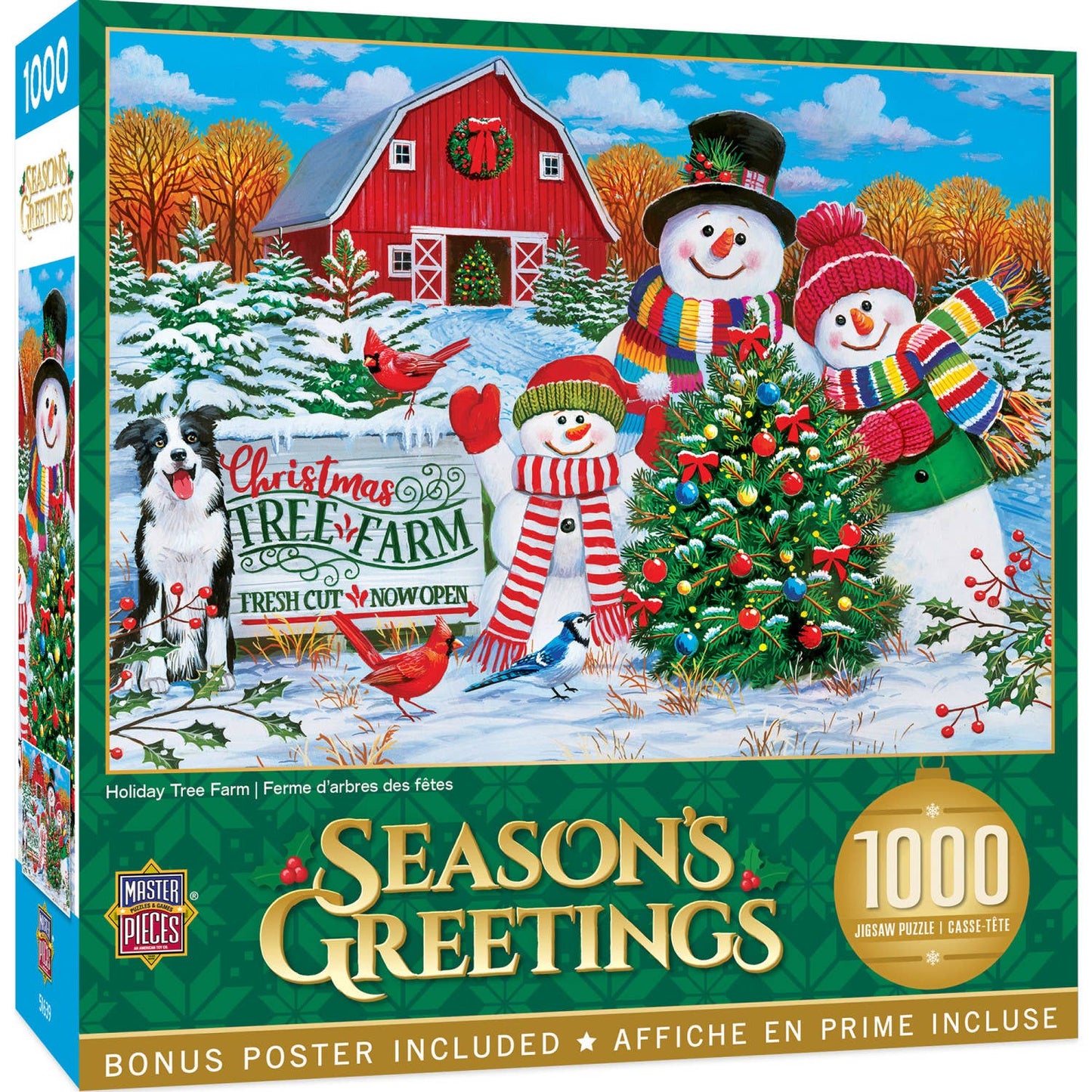Season's Greetings - Tree Farm 1000 Piece Puzzle
