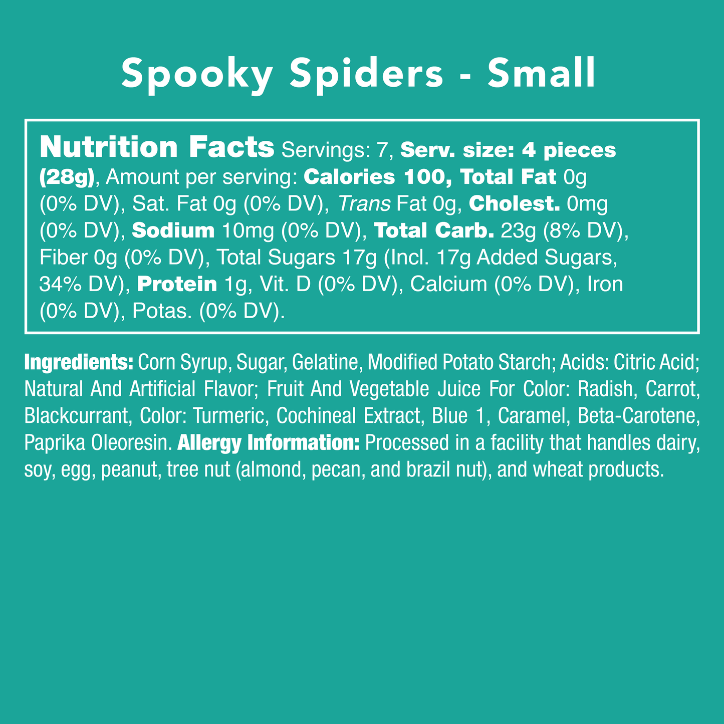Spooky Spiders - Candy Club